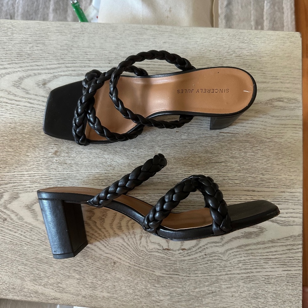 Sincerely Jules Braided Heeled Sandals